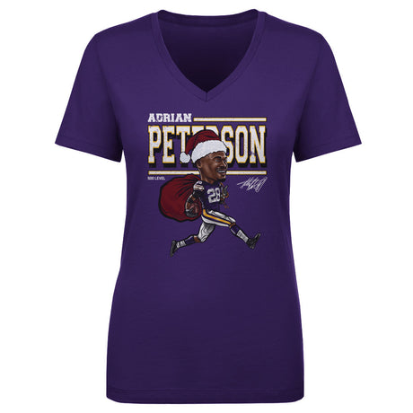 Adrian Peterson Women's V-Neck T-Shirt | 500 LEVEL