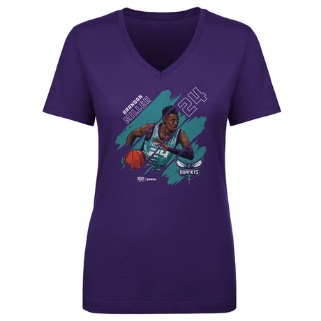 Brandon Miller Women's V-Neck T-Shirt | 500 LEVEL