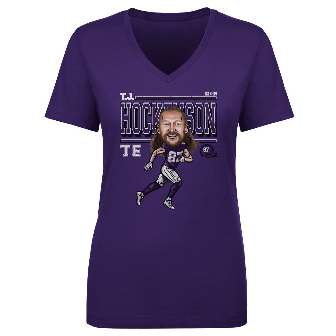 T.J. Hockenson Women's V-Neck T-Shirt | 500 LEVEL