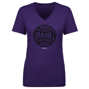 Ubaldo Jimenez Women's V-Neck T-Shirt | 500 LEVEL