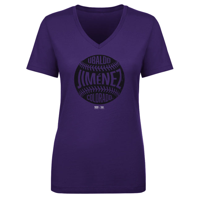 Ubaldo Jimenez Women's V-Neck T-Shirt | 500 LEVEL