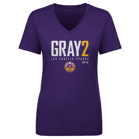 Chance Gray Women's V-Neck T-Shirt | 500 LEVEL