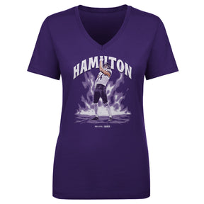 Kyle Hamilton Women's V-Neck T-Shirt | 500 LEVEL