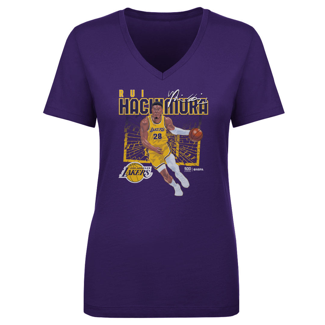 Rui Hachimura Women's V-Neck T-Shirt | 500 LEVEL