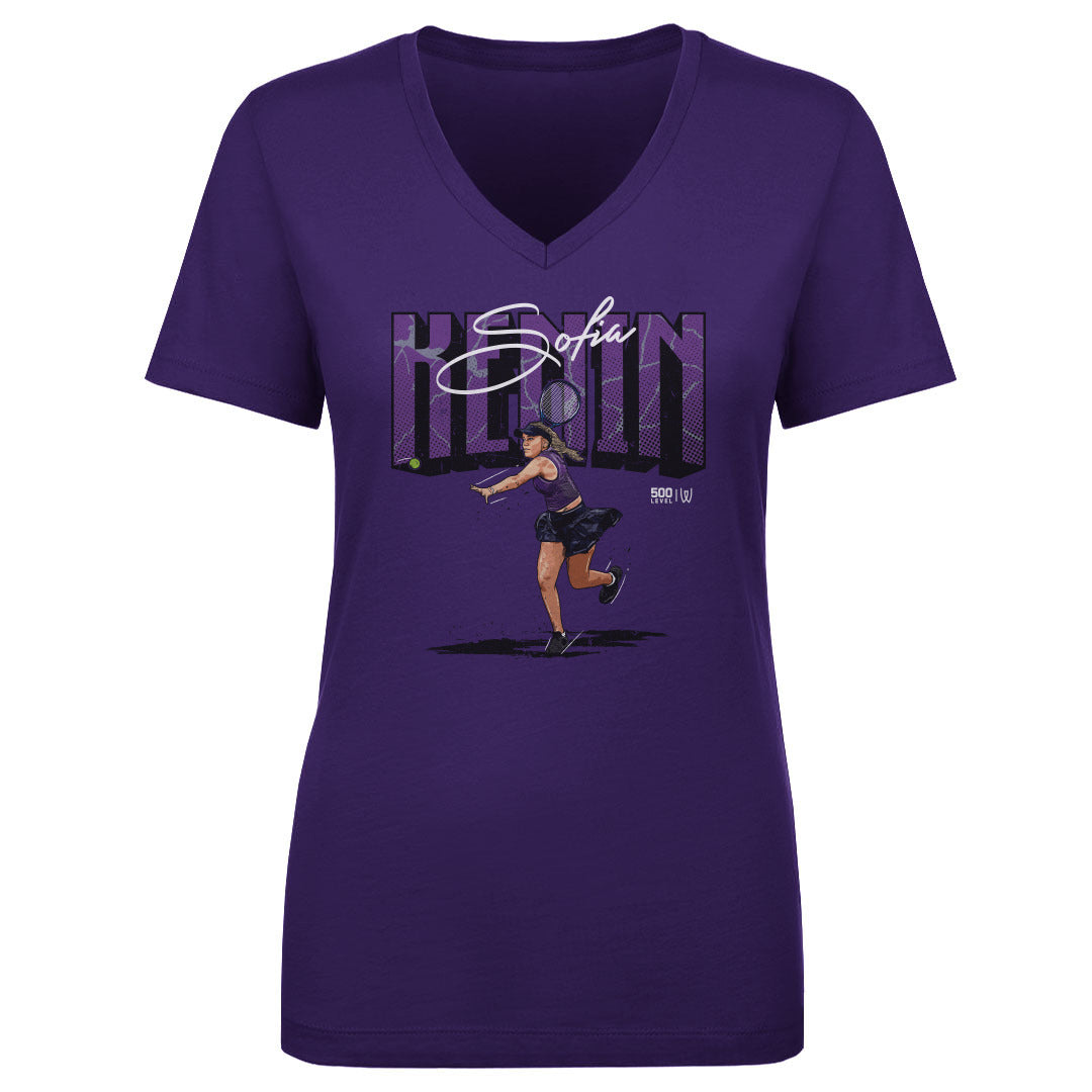 Sofia Kenin Women's V-Neck T-Shirt | 500 LEVEL