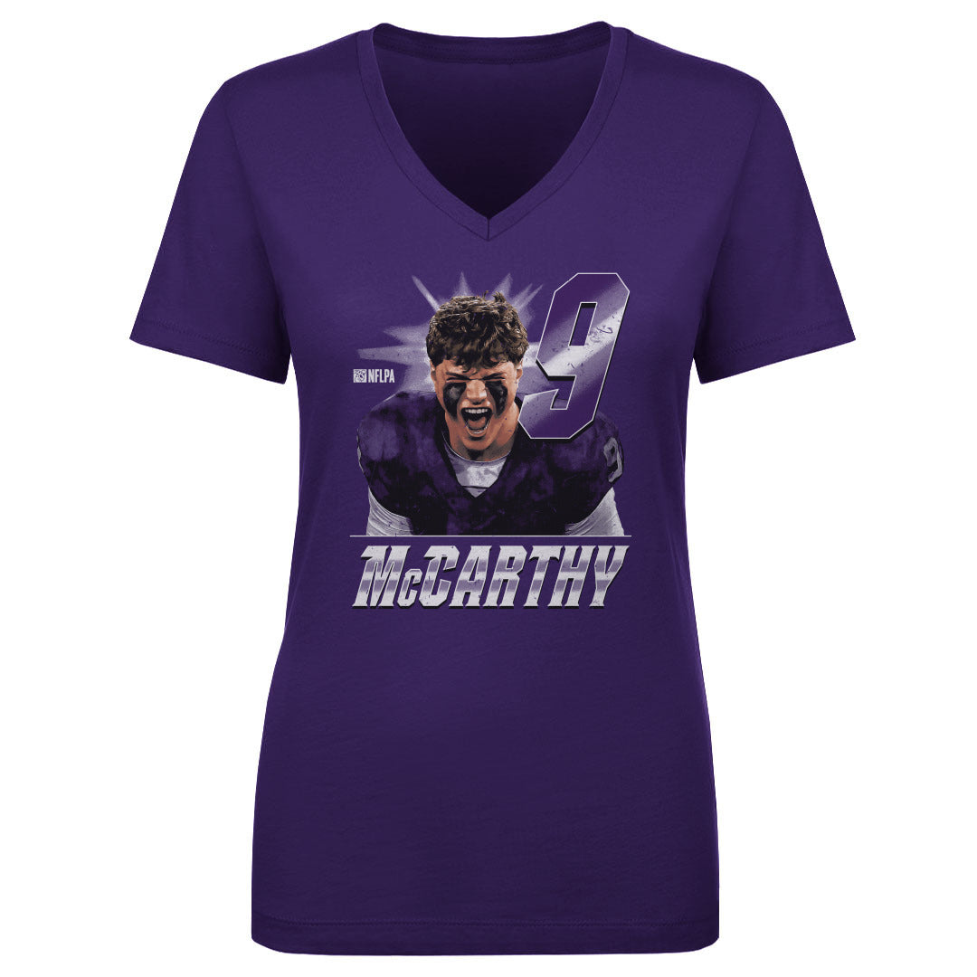 J.J. McCarthy Women's V-Neck T-Shirt | 500 LEVEL