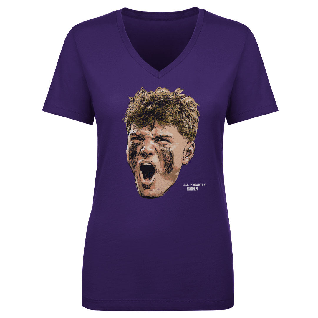J.J. McCarthy Women's V-Neck T-Shirt | 500 LEVEL
