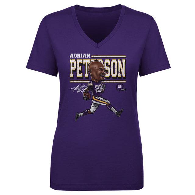 Adrian Peterson Women's V-Neck T-Shirt | 500 LEVEL