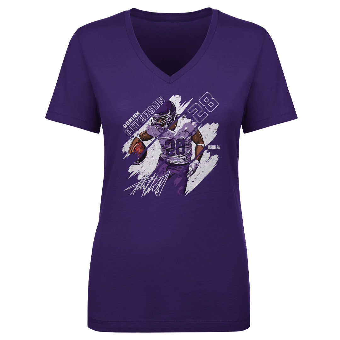 Adrian Peterson Women's V-Neck T-Shirt | 500 LEVEL
