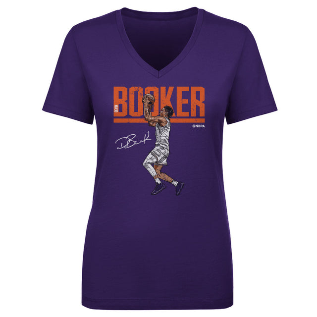 Devin Booker Women's V-Neck T-Shirt | 500 LEVEL