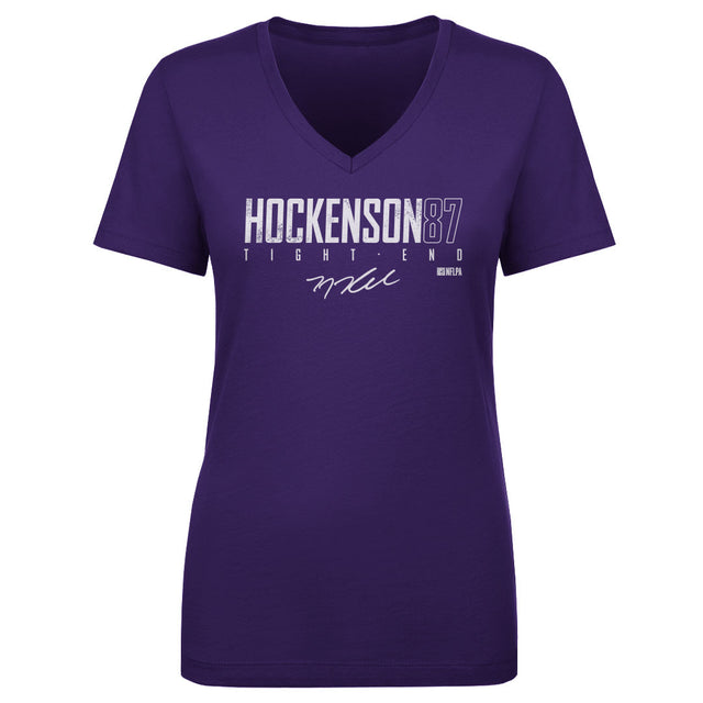 T.J. Hockenson Women's V-Neck T-Shirt | 500 LEVEL
