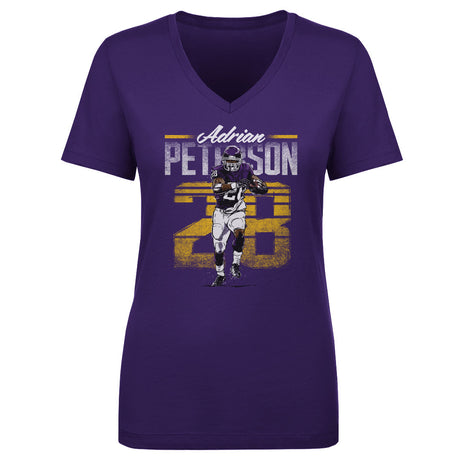 Adrian Peterson Women's V-Neck T-Shirt | 500 LEVEL