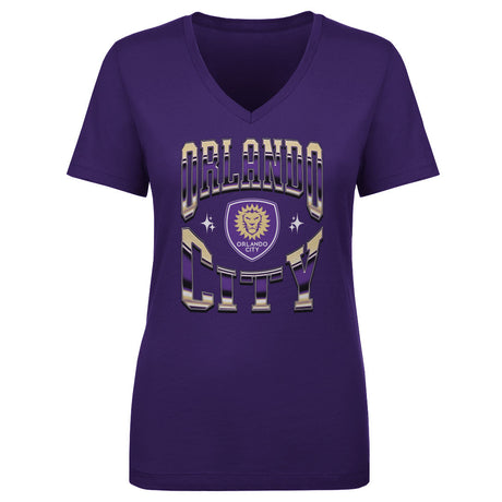 Orlando City Women's V-Neck T-Shirt | 500 LEVEL