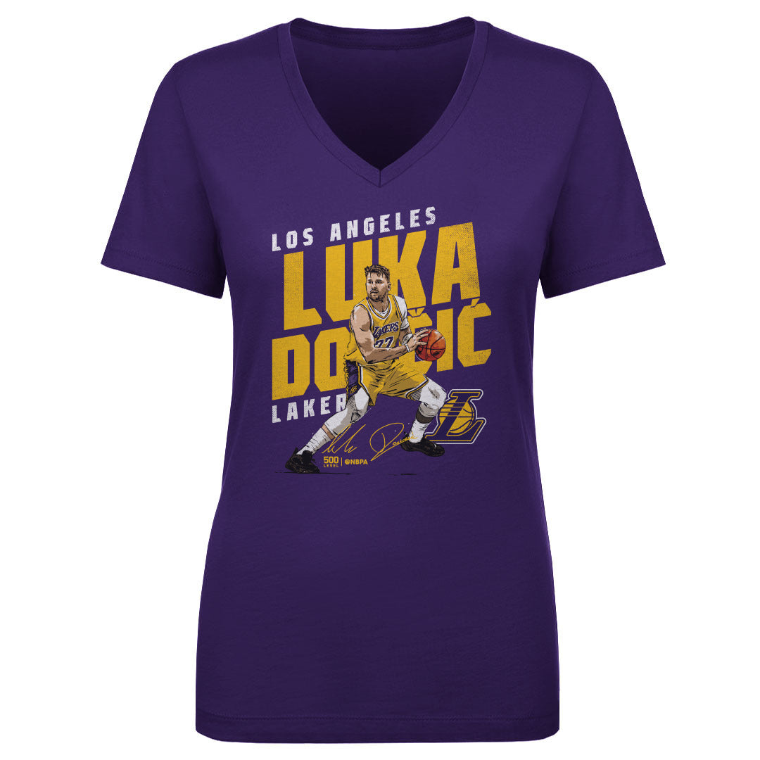 Luka Doncic Women's V-Neck T-Shirt | 500 LEVEL