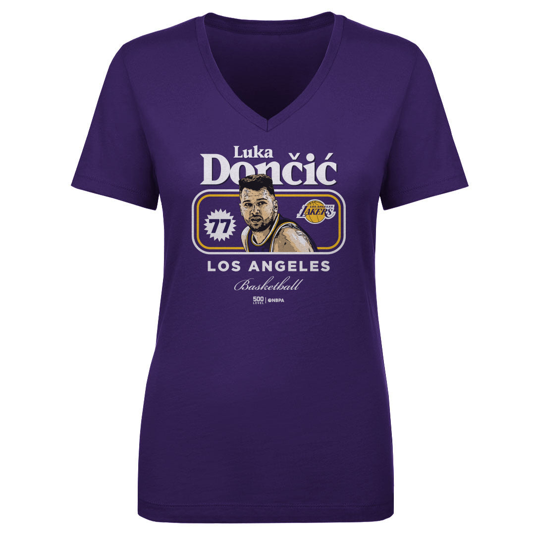 Luka Doncic Women's V-Neck T-Shirt | 500 LEVEL