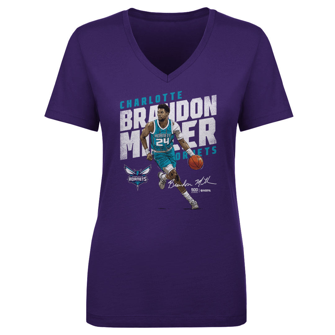 Brandon Miller Women's V-Neck T-Shirt | 500 LEVEL