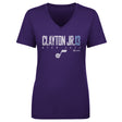 Walter Clayton Jr. Women's V-Neck T-Shirt | 500 LEVEL