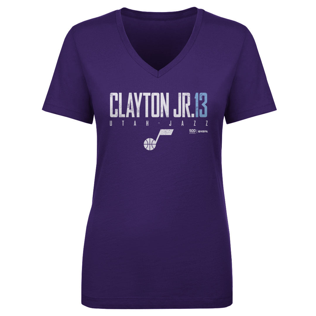 Walter Clayton Jr. Women's V-Neck T-Shirt | 500 LEVEL