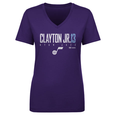 Walter Clayton Jr. Women's V-Neck T-Shirt | 500 LEVEL