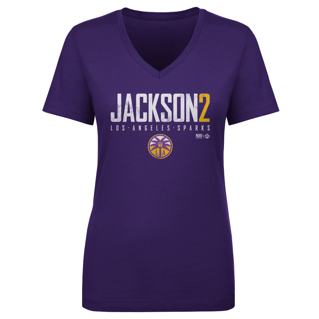 Rickea Jackson Women's V-Neck T-Shirt | 500 LEVEL