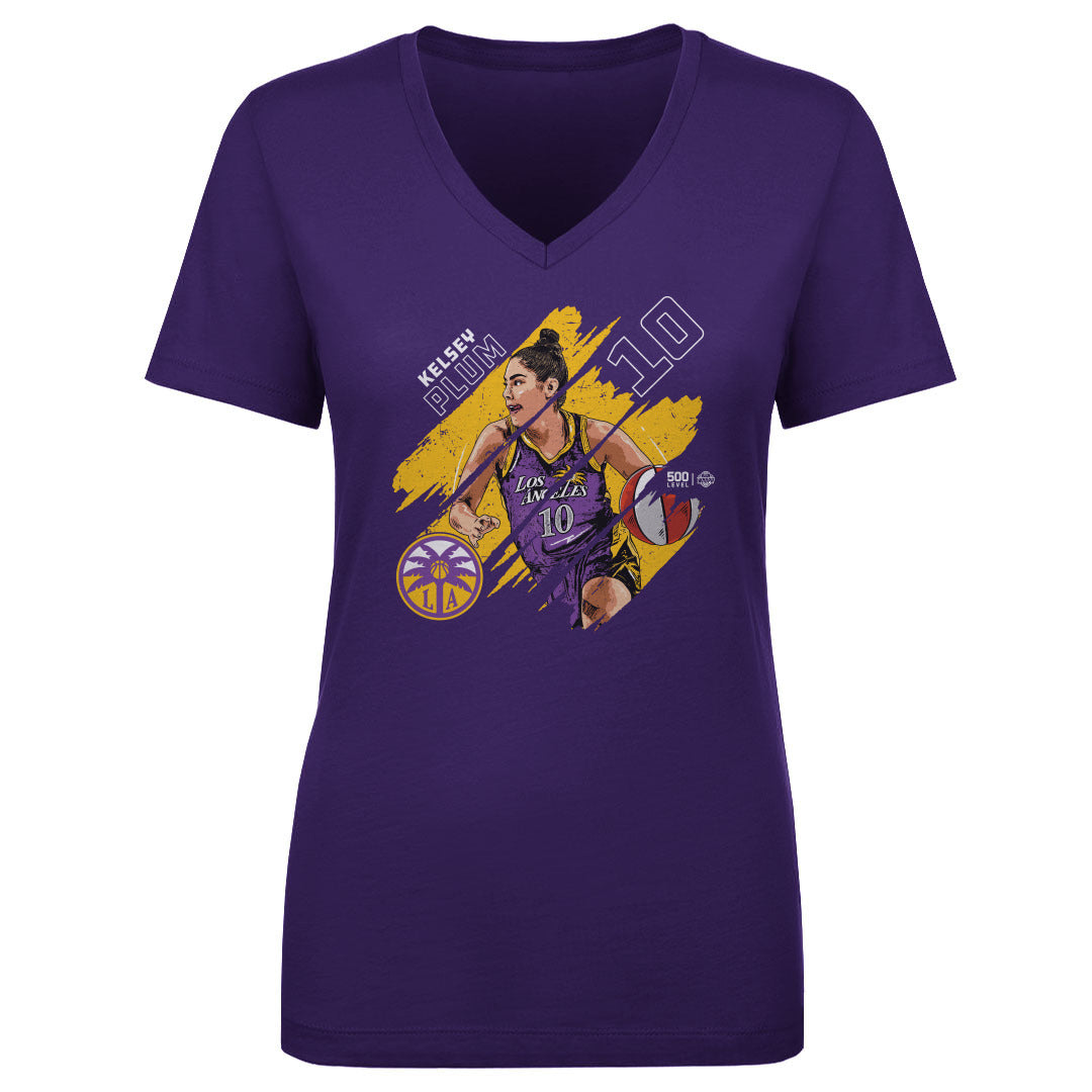 Kelsey Plum Women's V-Neck T-Shirt | 500 LEVEL