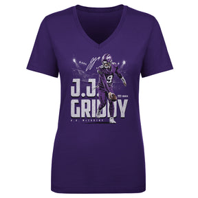 J.J. McCarthy Women's V-Neck T-Shirt | 500 LEVEL