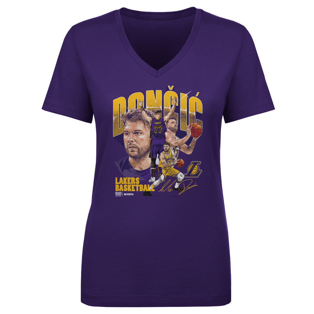 Luka Doncic Women's V-Neck T-Shirt | 500 LEVEL