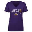 Bronny James Jr. Women's V-Neck T-Shirt | 500 LEVEL
