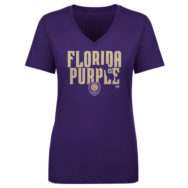 Orlando City Women's V-Neck T-Shirt | 500 LEVEL