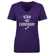 Utah Jazz Women's V-Neck T-Shirt | 500 LEVEL
