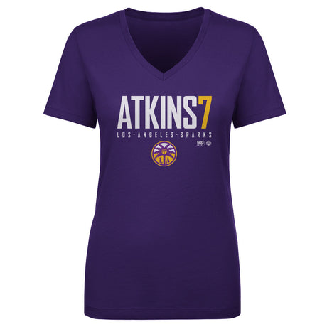 Ariel Atkins Women's V-Neck T-Shirt | 500 LEVEL