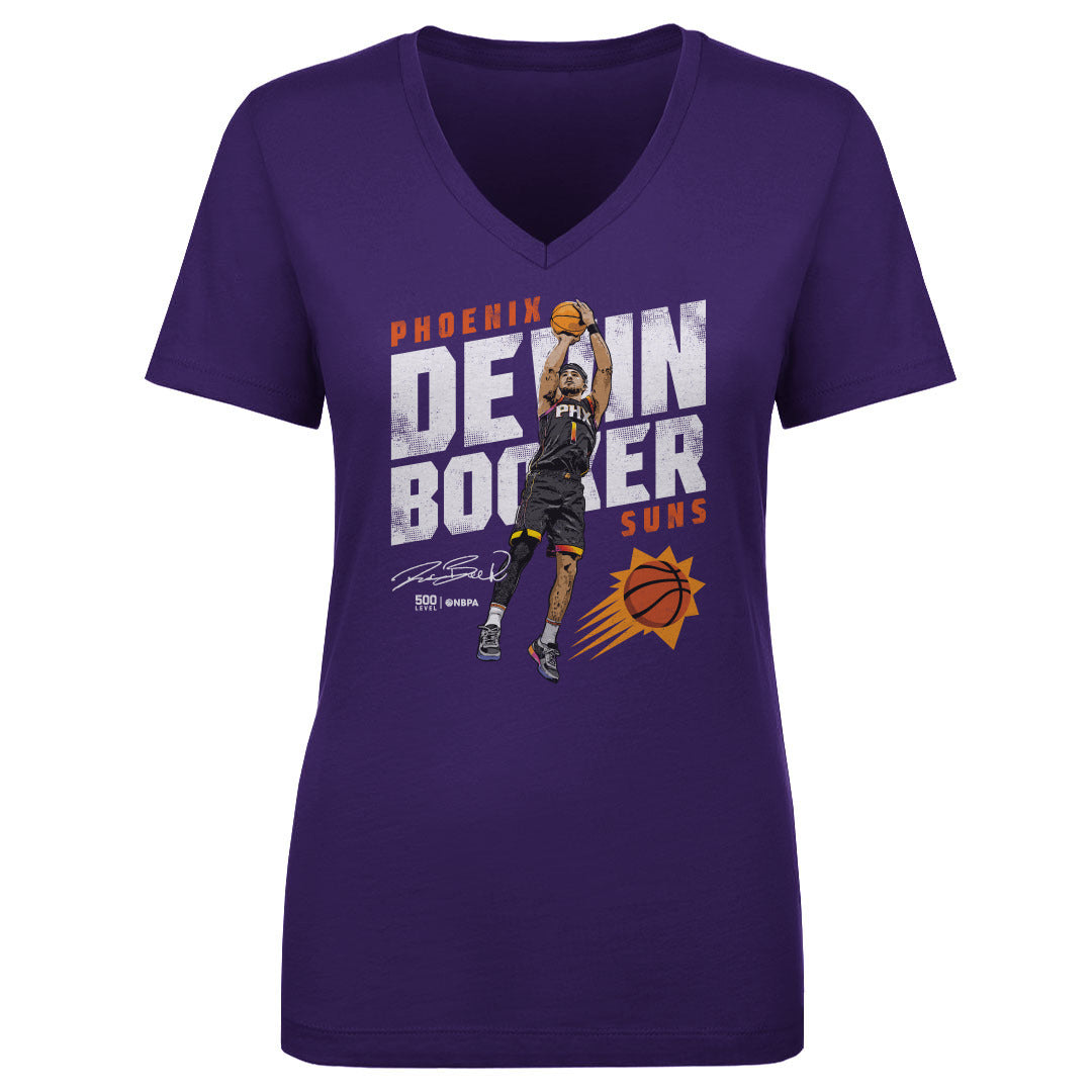 Devin Booker Women's V-Neck T-Shirt | 500 LEVEL