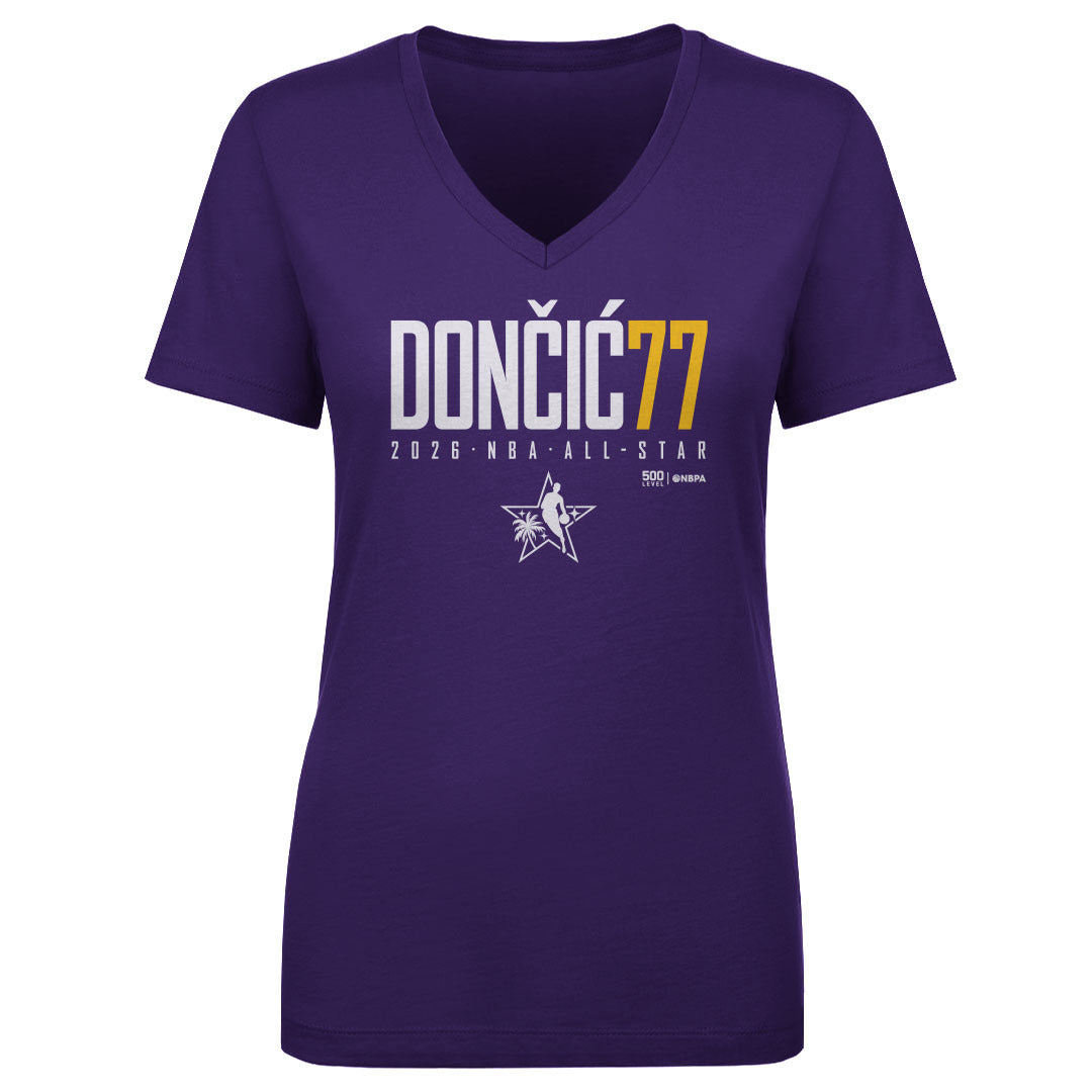 Luka Doncic Women's V-Neck T-Shirt | 500 LEVEL