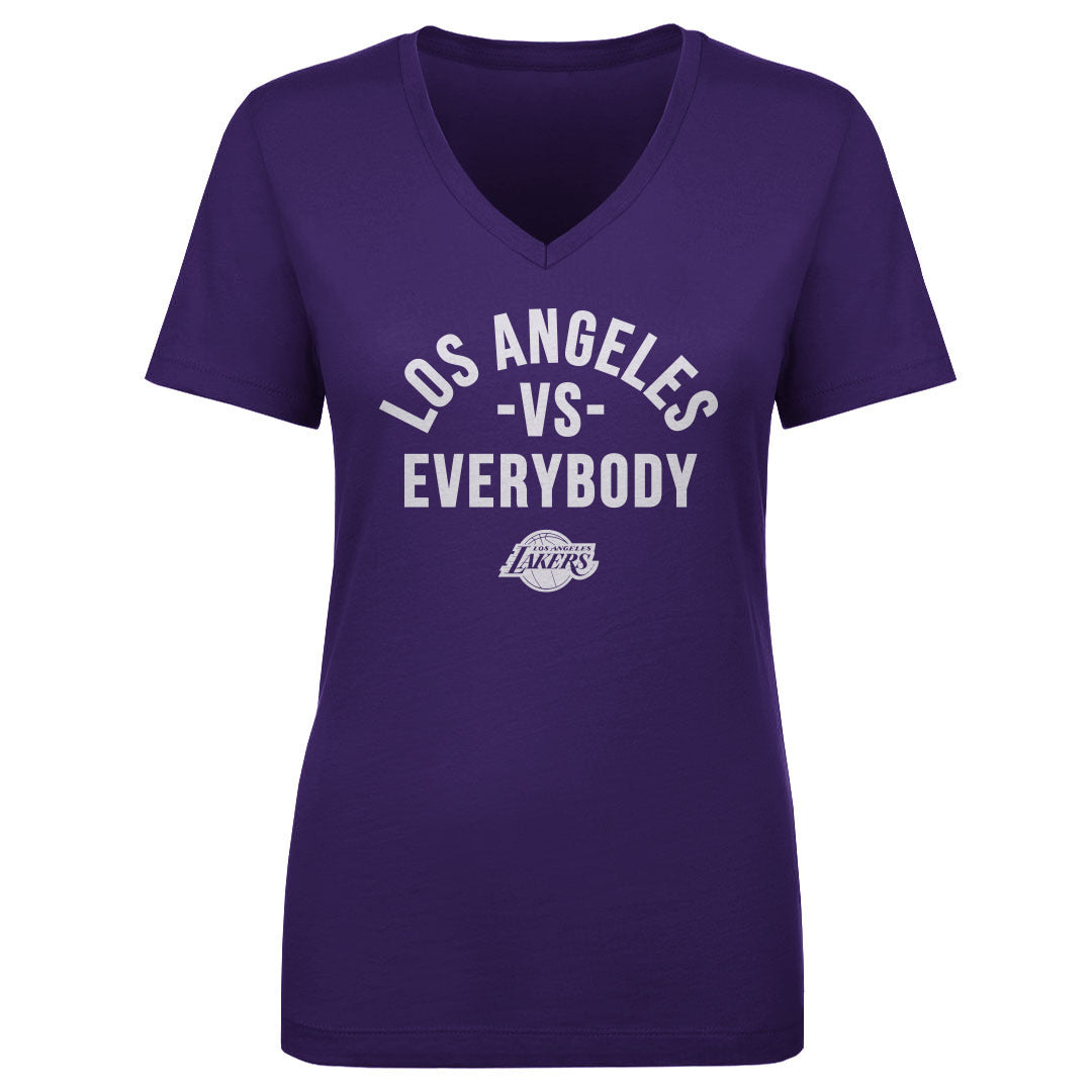 Los Angeles Lakers Women's V-Neck T-Shirt | 500 LEVEL