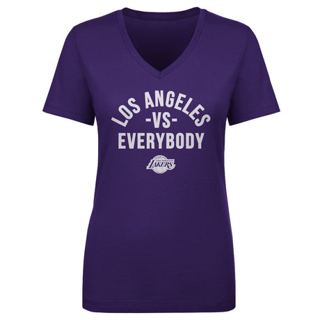 Los Angeles Lakers Women's V-Neck T-Shirt | 500 LEVEL