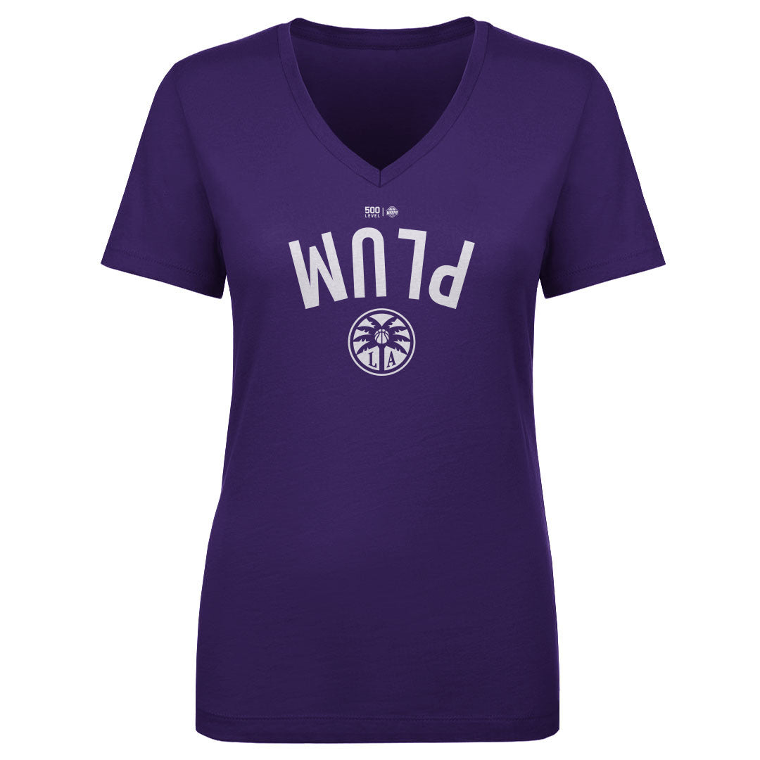 Kelsey Plum Women's V-Neck T-Shirt | 500 LEVEL