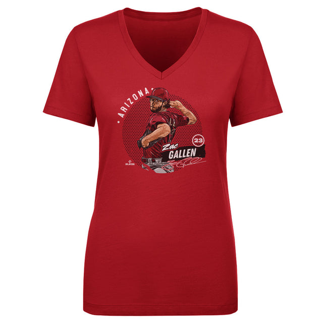 Zac Gallen Women's V-Neck T-Shirt | 500 LEVEL