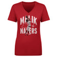 Malik Nabers Women's V-Neck T-Shirt | 500 LEVEL