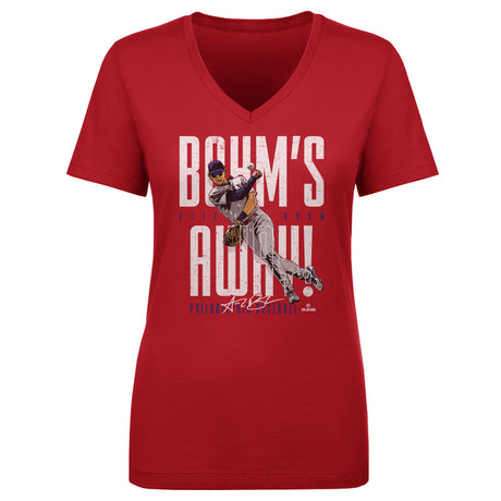 Alec Bohm Women's V-Neck T-Shirt | 500 LEVEL