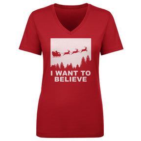 Christmas Women's V-Neck T-Shirt | 500 LEVEL