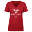 Miami Heat Women's V-Neck T-Shirt | 500 LEVEL