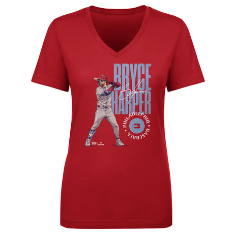 Bryce Harper Women's V-Neck T-Shirt | 500 LEVEL