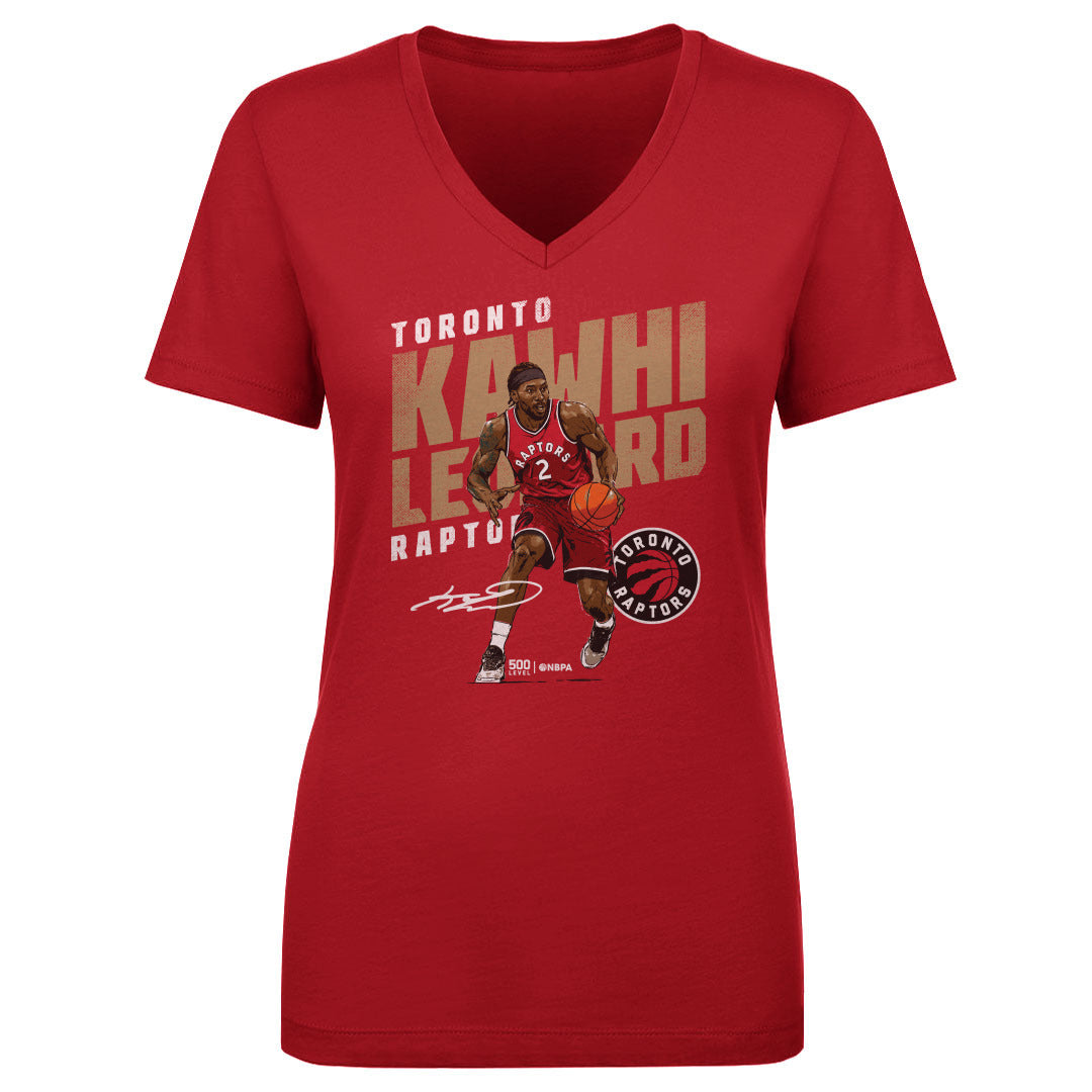 Kawhi Leonard Women's V-Neck T-Shirt | 500 LEVEL