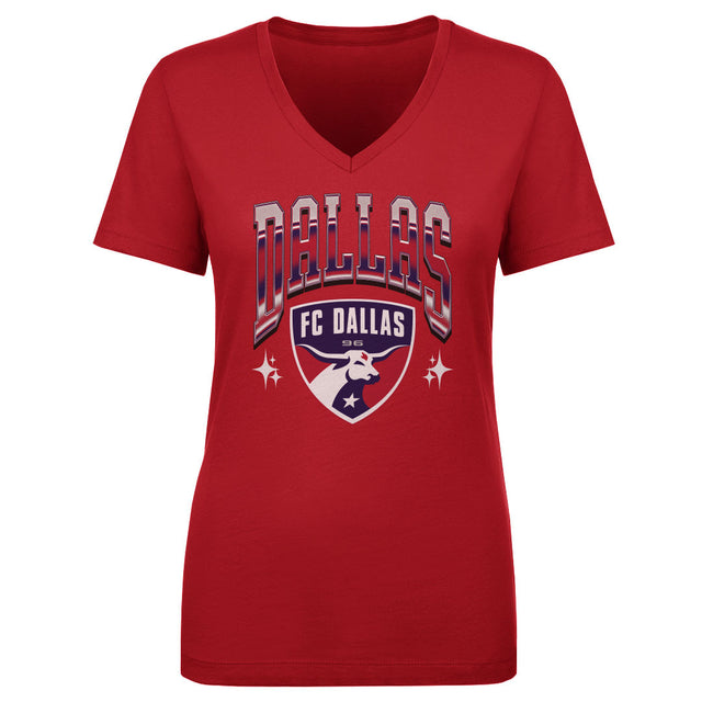 FC Dallas Women's V-Neck T-Shirt | 500 LEVEL
