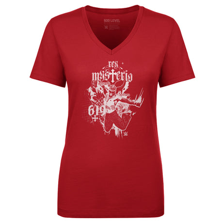 Rey Mysterio Women's V-Neck T-Shirt | 500 LEVEL