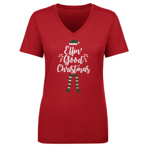 Christmas Women's V-Neck T-Shirt | 500 LEVEL