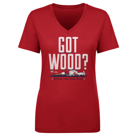 James Wood Women's V-Neck T-Shirt | 500 LEVEL