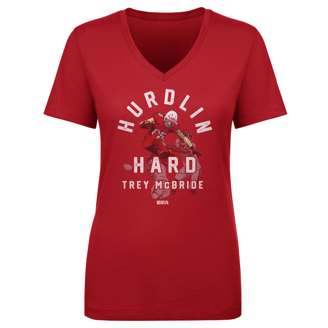 Trey McBride Women's V-Neck T-Shirt | 500 LEVEL