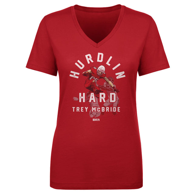 Trey McBride Women's V-Neck T-Shirt | 500 LEVEL