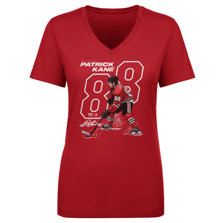 Patrick Kane Women's V-Neck T-Shirt | 500 LEVEL